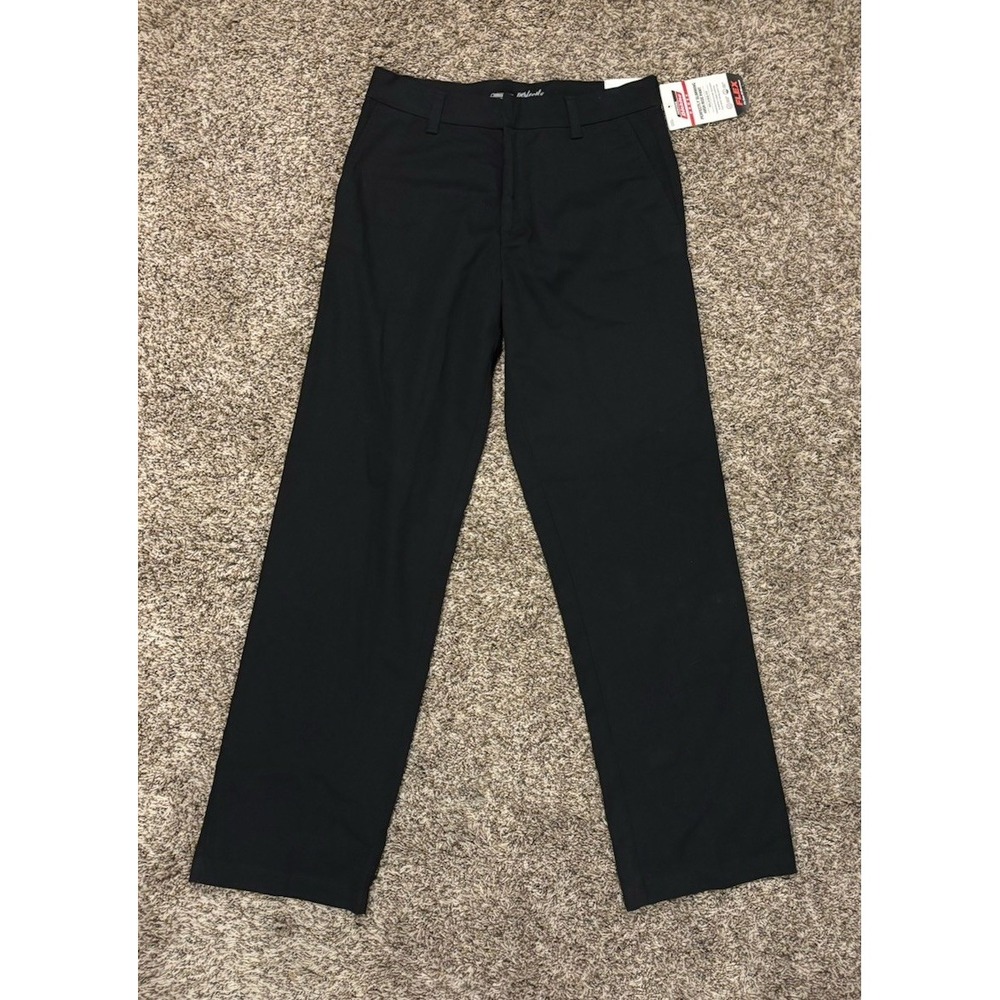 NWT Genuine Dickies Black Perfectly Slimming High Rise Relaxed Pants Women’s 6